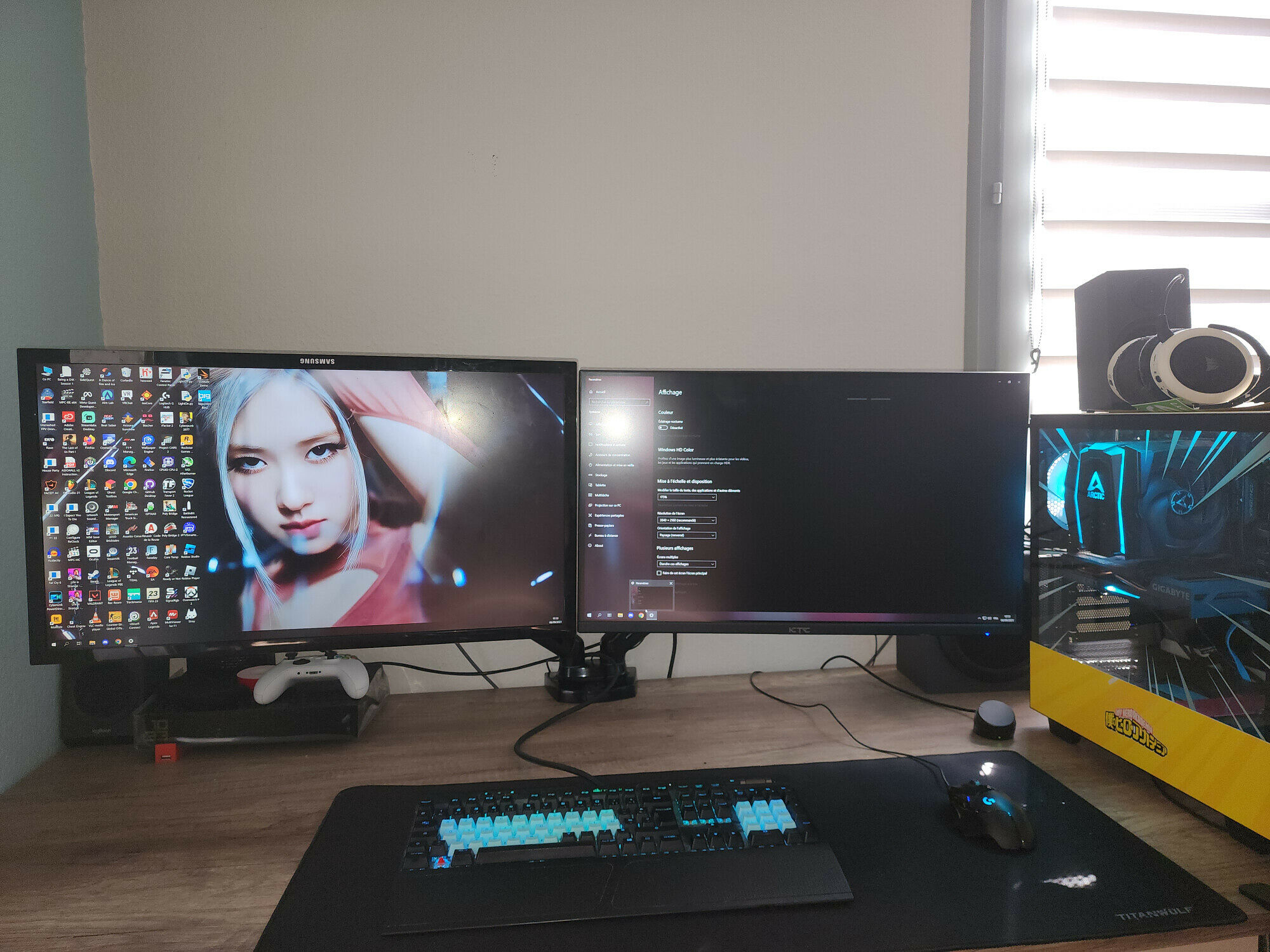 Photo du setup