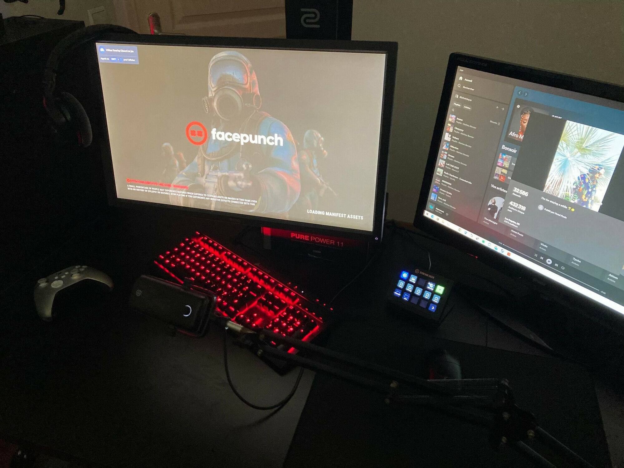 Photo du setup