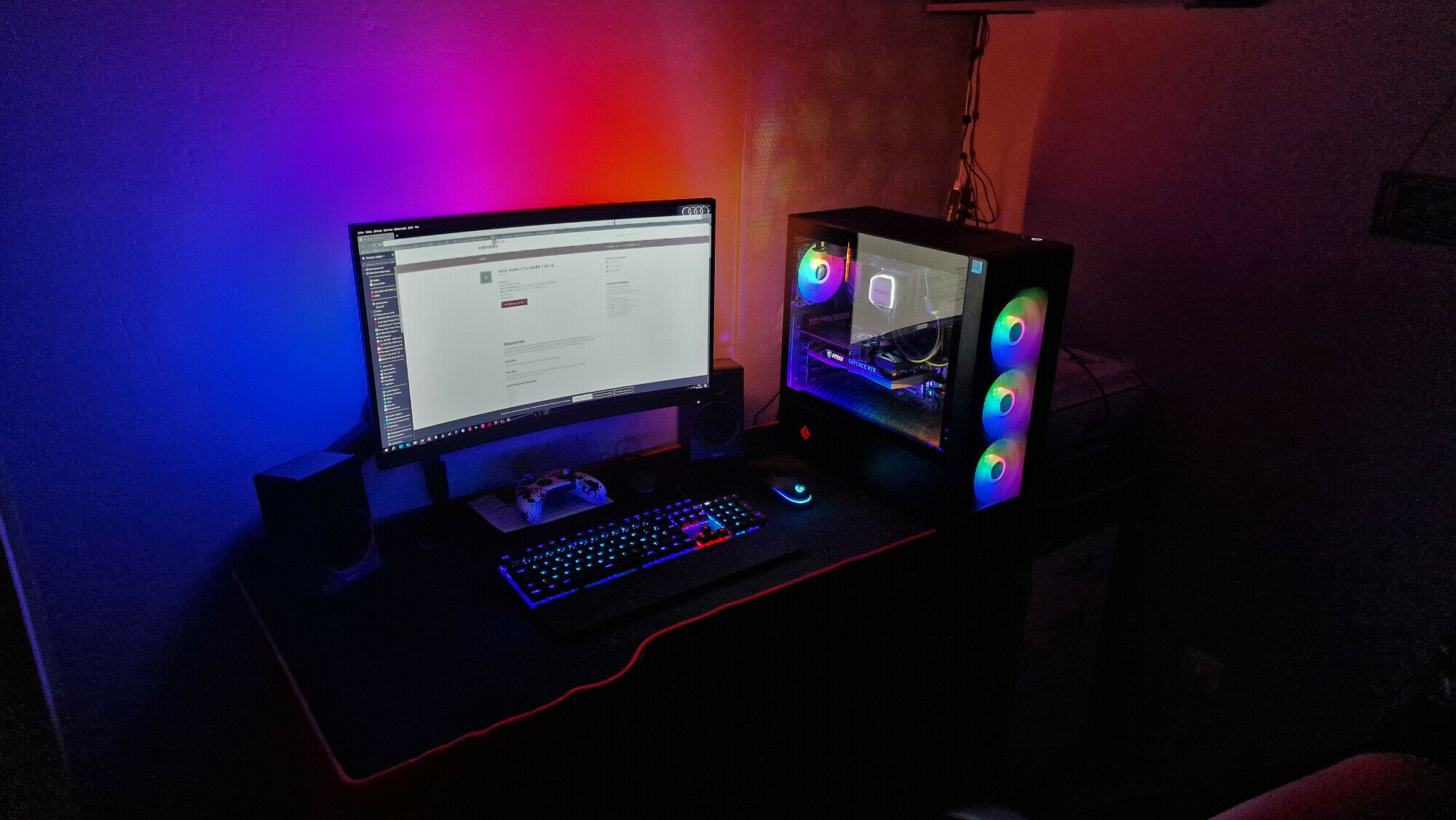 Photo du setup