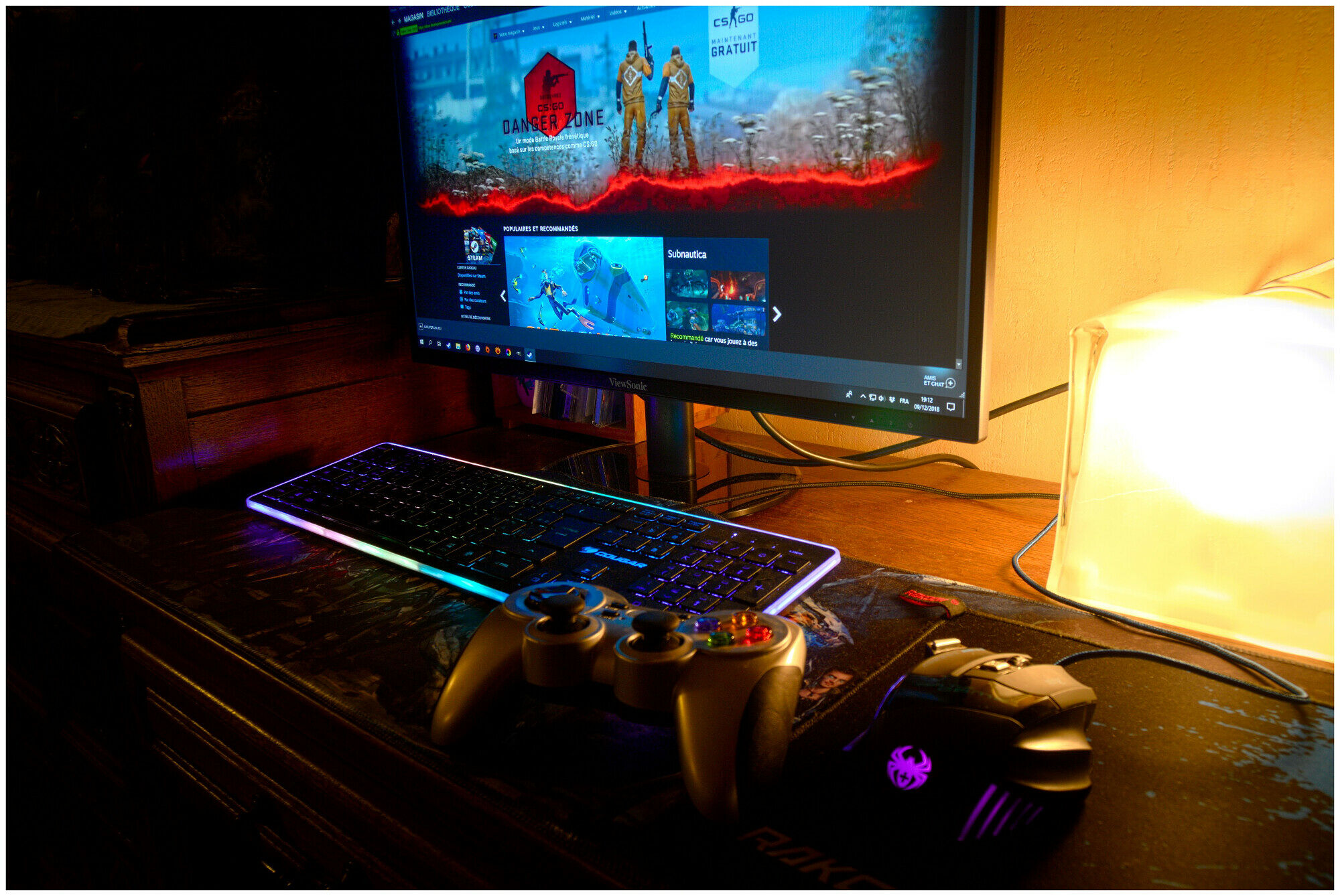 Photo du setup