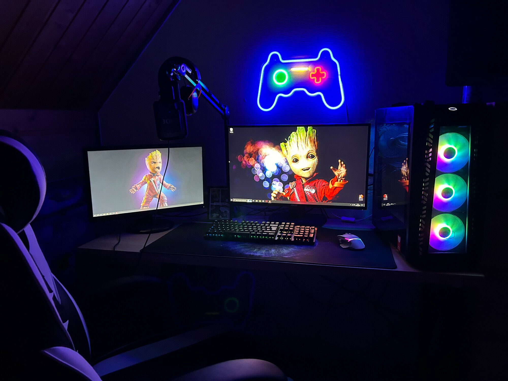 Photo du setup