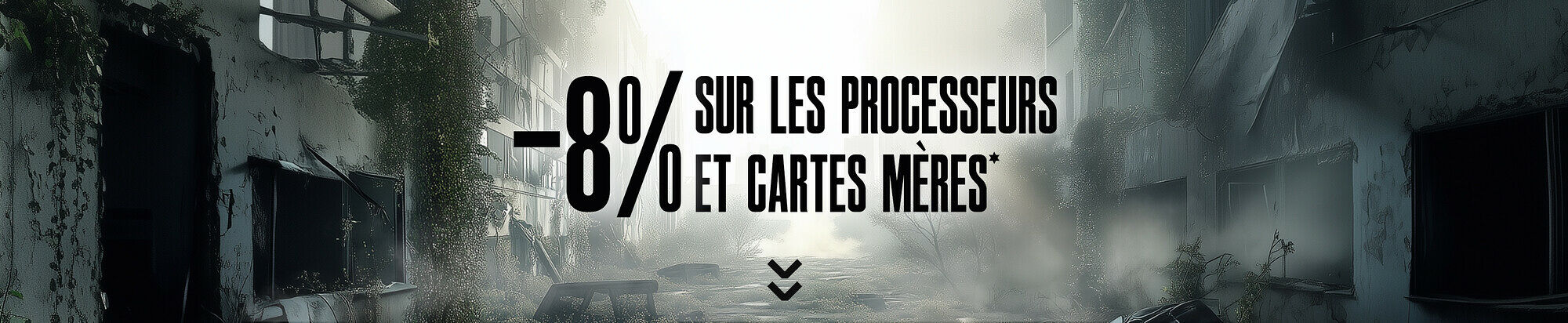 header promo processeurs et cartes mères