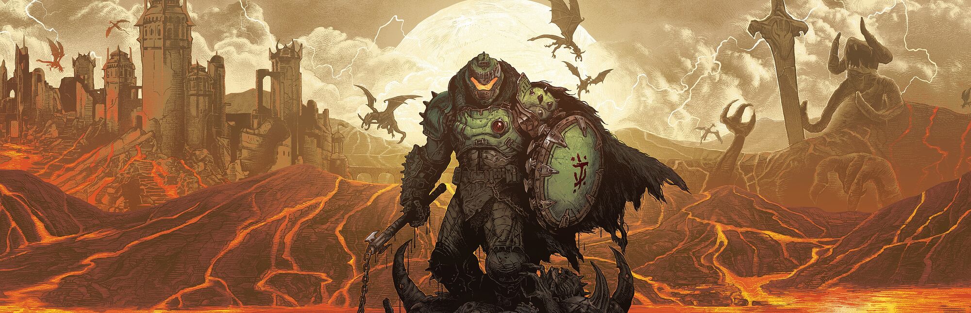 Illustration DOOM The Dark Ages