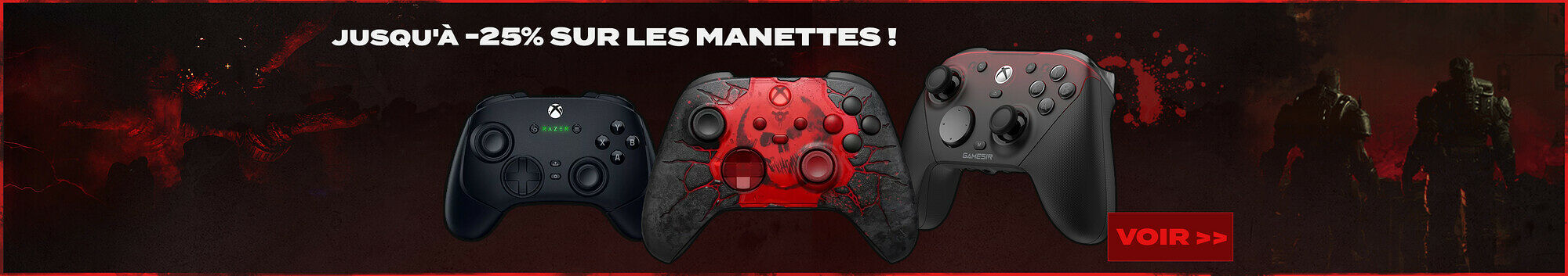 Manettes en promo