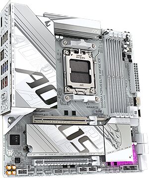 GIGABYTE B850M AORUS ELITE WIFI6E ICE (image:2)