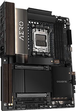GIGABYTE X870E AERO X3D DARK WOOD (image:2)