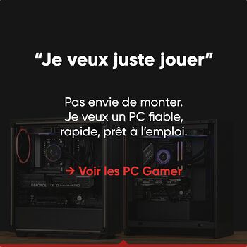 PC Gamer prêt à jouer