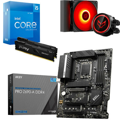 Kit évo Core i5-12600K + MSI PRO Z690-A DDR4 + VT120 RGB + 16 Go