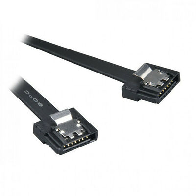 Câble SATA slim à verrouillage - 50 cm - Noir - Akasa