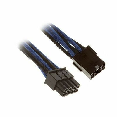 BitFenix Alchemy Câble rallonge gainé PCI-E 8 broches - Bleu/Noir - 45 cm