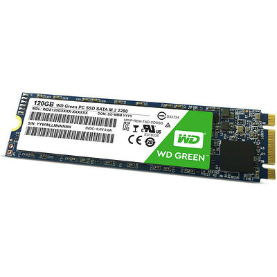 Western Digital WD Green SSD, 120 Go, M.2 (Type 2280)