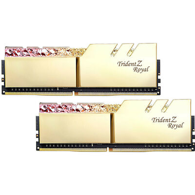DDR4 G.Skill Trident Z Royal Or - 64 Go (2 x 32 Go) 3600 MHz - CAS 16