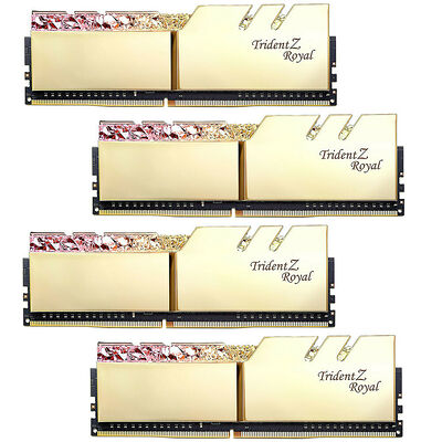 DDR4 G.Skill Trident Z Royal Or - 32 Go (4 x 8 Go) 3600 MHz - CAS 16