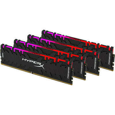 DDR4 HyperX Predator RGB - 64 Go (4 x 16 Go) 3600 MHz - CAS 17