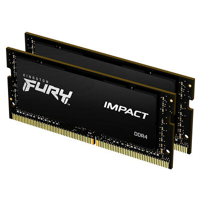 SO-DIMM DDR4 Kingston Fury Impact - 64 Go (2 x 32 Go) 2666 MHz - CAS 16