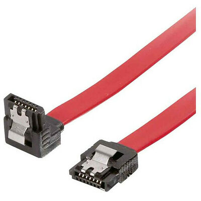 Câble SATA coudé (1 prise) à verrouillage - 50 cm