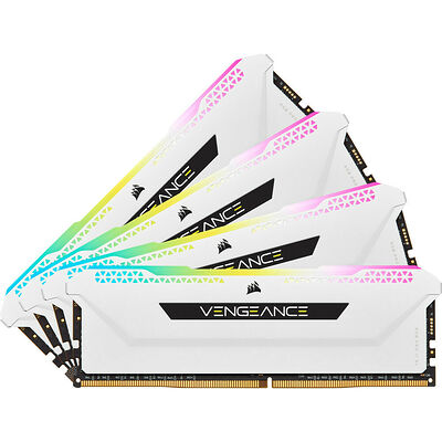 DDR4 Corsair Vengeance RGB PRO SL Blanc - 64 Go (4 x 16 Go) 3600 MHz - CAS 18
