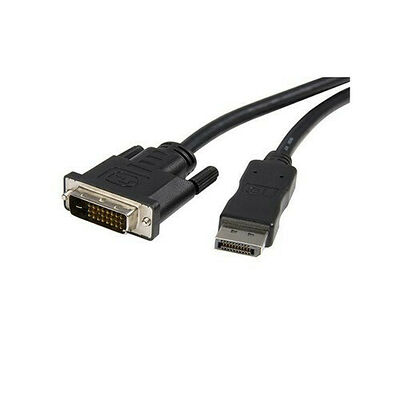 Câble adaptateur DisplayPort Mâle vers DVI Mâle - 1.8 mètre