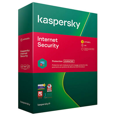 Kaspersky Internet Security - 1 poste / 1 an