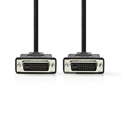 Nedis Câble DVI-D Dual-Link - Noir - 10 m