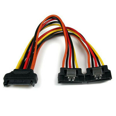 Câble répartiteur SATA vers 2x SATA avec verrouillage - 15 cm - Startech