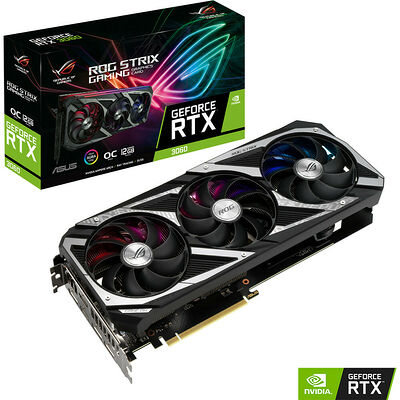 Asus GeForce RTX 3060 ROG STRIX O12G GAMING V2 (12 Go) (LHR)