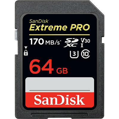 SanDisk Extreme Pro - SDXC - UHS-I U3 - 64 Go