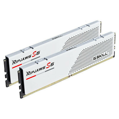 DDR5 G.Skill RipJaws S5 Blanc - 32 Go (2 x 16 Go) 5600 MHz - CAS 30