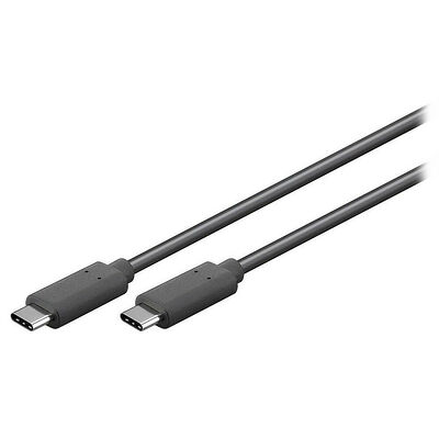 Câble USB 3.2 Type C - 1 mètre - Noir - Goobay