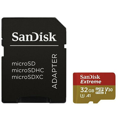 SanDisk Extreme Action Camera - Micro SDHC - UHS-I V30 A1 - 32 Go