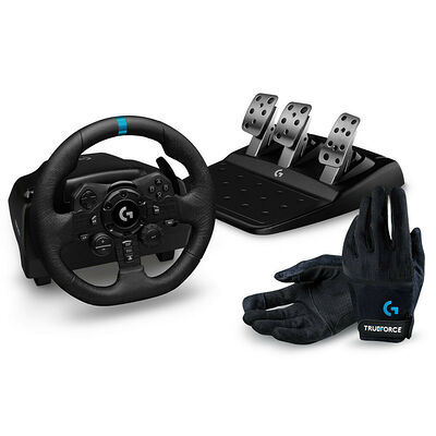 Logitech G923 - PS4 / PS5 / PC + Logitech G Racing Gloves