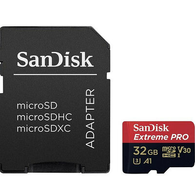 SanDisk Extreme Pro - Micro SDHC - UHS-I V30 A1 - 32 Go