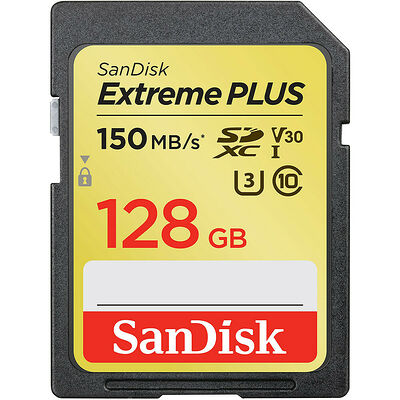SanDisk Extreme Plus - SDXC - UHS-I U3 - 128 Go