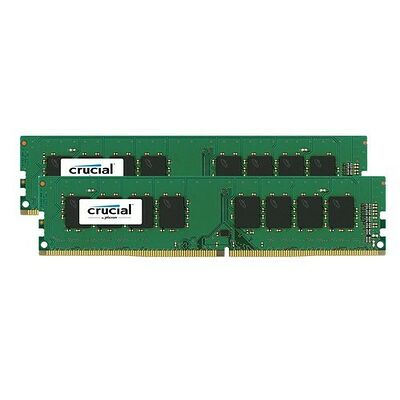 DDR4 Crucial - 8 Go (2 x 4 Go) 2400 MHz - CAS 17