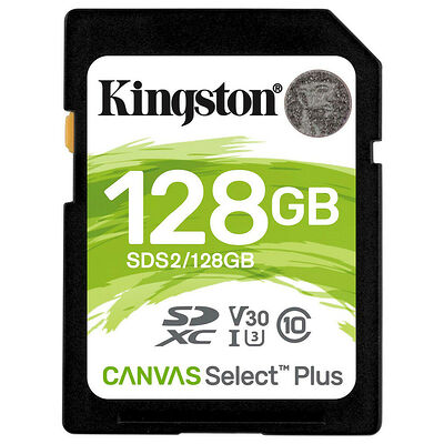 Kingston Canvas Select Plus - SDXC - UHS-I U3 - 128 Go