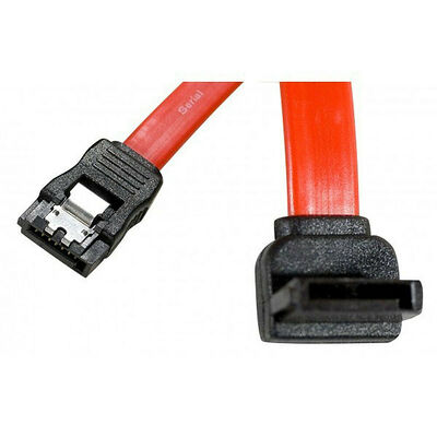 Câble SATA coudé (1 prise) à verrouillage - 50 cm
