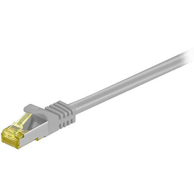 Câble ethernet RJ45 CAT7 S/FTP - Gris - 1 mètre