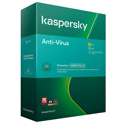 Kaspersky Anti-Virus - 3 postes / 1 an