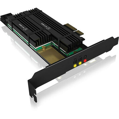 Carte contrôleur M.2 NVMe - 2 ports - PCI-Express - Icy Box