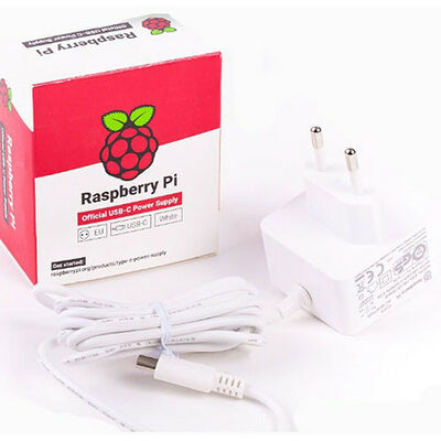 Raspberry Alimentation secteur USB-C 5V 3A - Blanc
