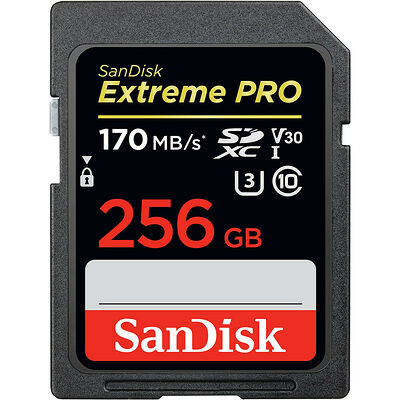 SanDisk Extreme Pro - SDXC - UHS-I U3 - 256 Go
