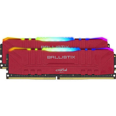 DDR4 Crucial Ballistix Red RGB - 16 Go (2 x 8 Go) 3600 MHz - CAS 16