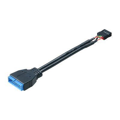 Adaptateur interne USB 2.0 Femelle vers USB 3.0 Mâle - Akasa