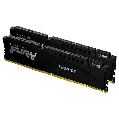 DDR5 Kingston Fury Beast Black - 32 Go (2 x 16 Go) 4800 MHz - CAS 38