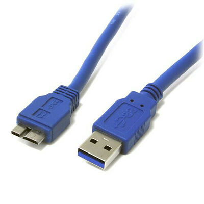 Câble USB 3.0 Type A / Micro USB Type B - 30 cm - Bleu - Startech