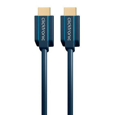 Clicktronic Câble HDMI 2.1 - Noir - 1.5 m