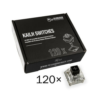 Glorious PC Gaming Race Pack de 120 switchs Kailh Box Black
