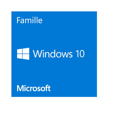 Microsoft Windows 10 Famille - 64 bits - OEM (version DVD)