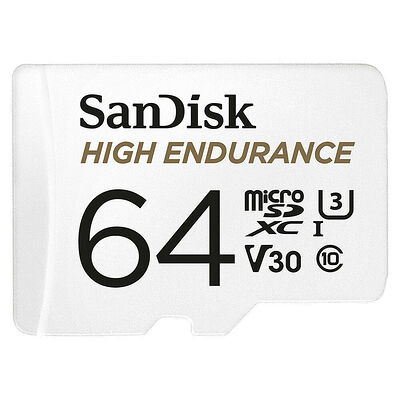SanDisk High Endurance - Micro SDXC - UHS-I V30 - 64 Go