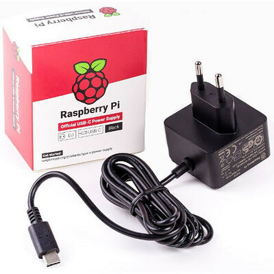 Raspberry Alimentation secteur USB-C 5V 3A - Noir